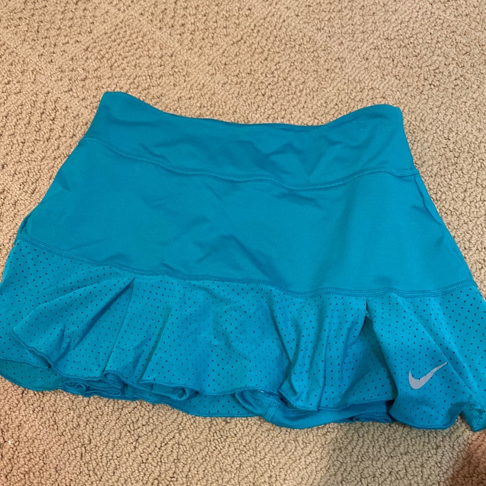 Teal nike tennis skirt
